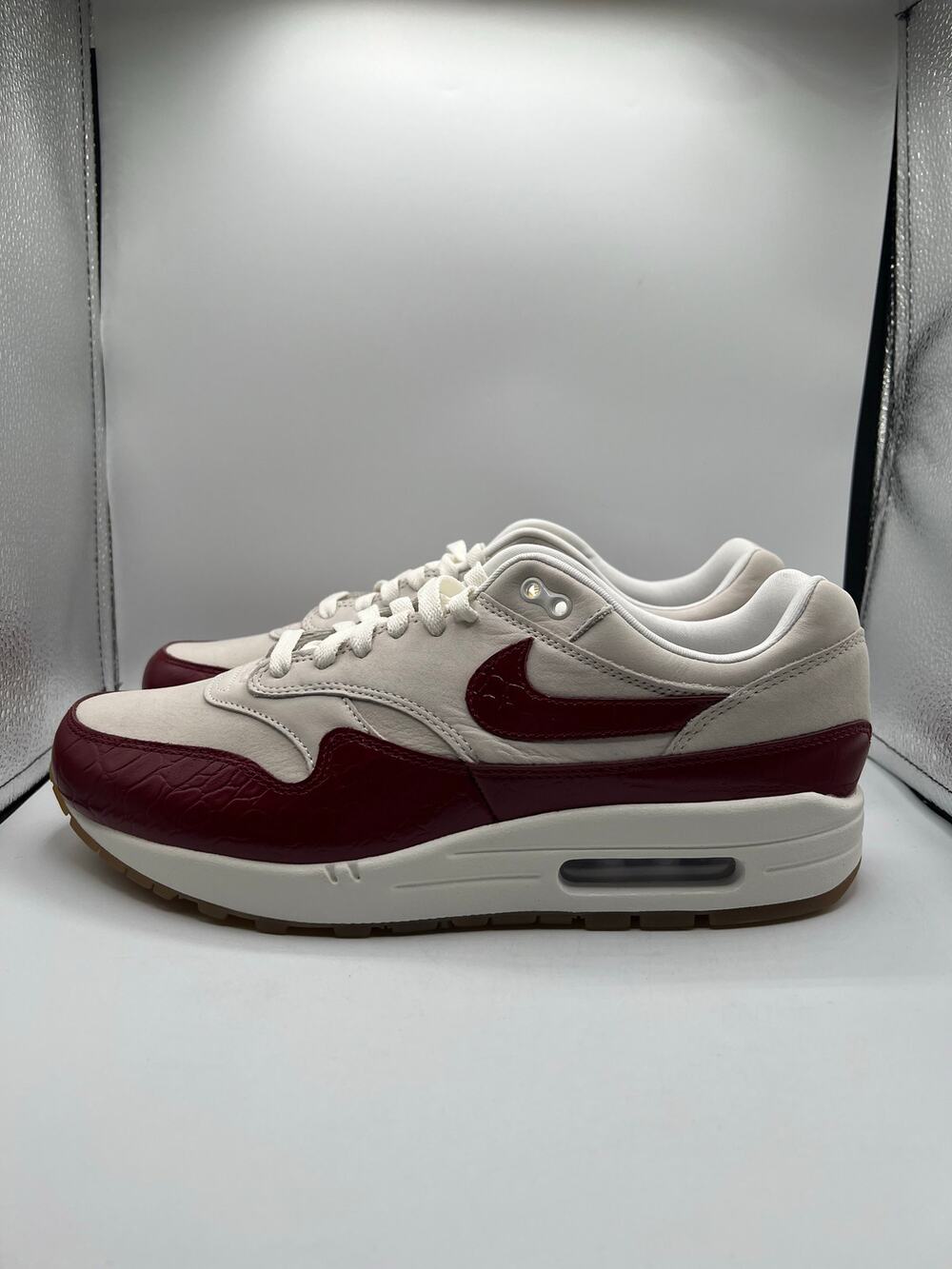 Nike Air Max 1 LX “Team Red Croc” size 11.5w/10 men’s